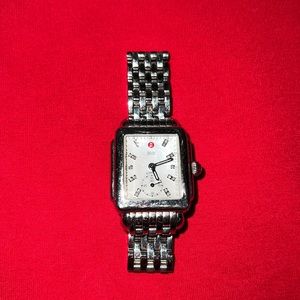 MICHELE Deco Diamond Silver Watch 🚨